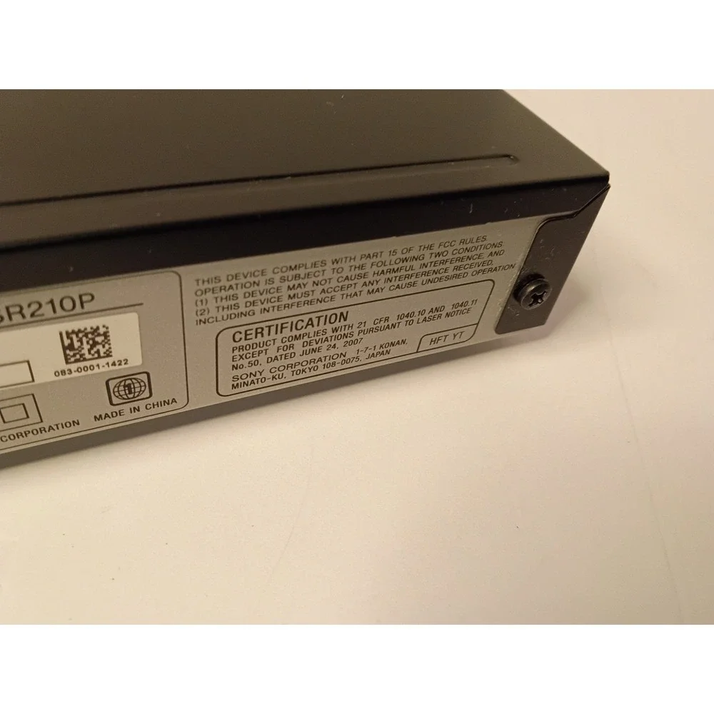 Sony DVP-SR210P CD/DVD Player with Remote TESTED & WORKS!